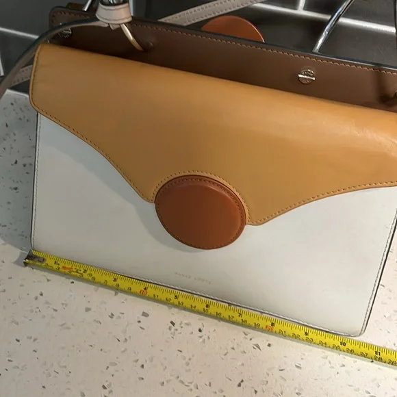 Danse Lente Phoebe Bag Purse Tan & Beige Leather - EUC! - Picture 10 of 13